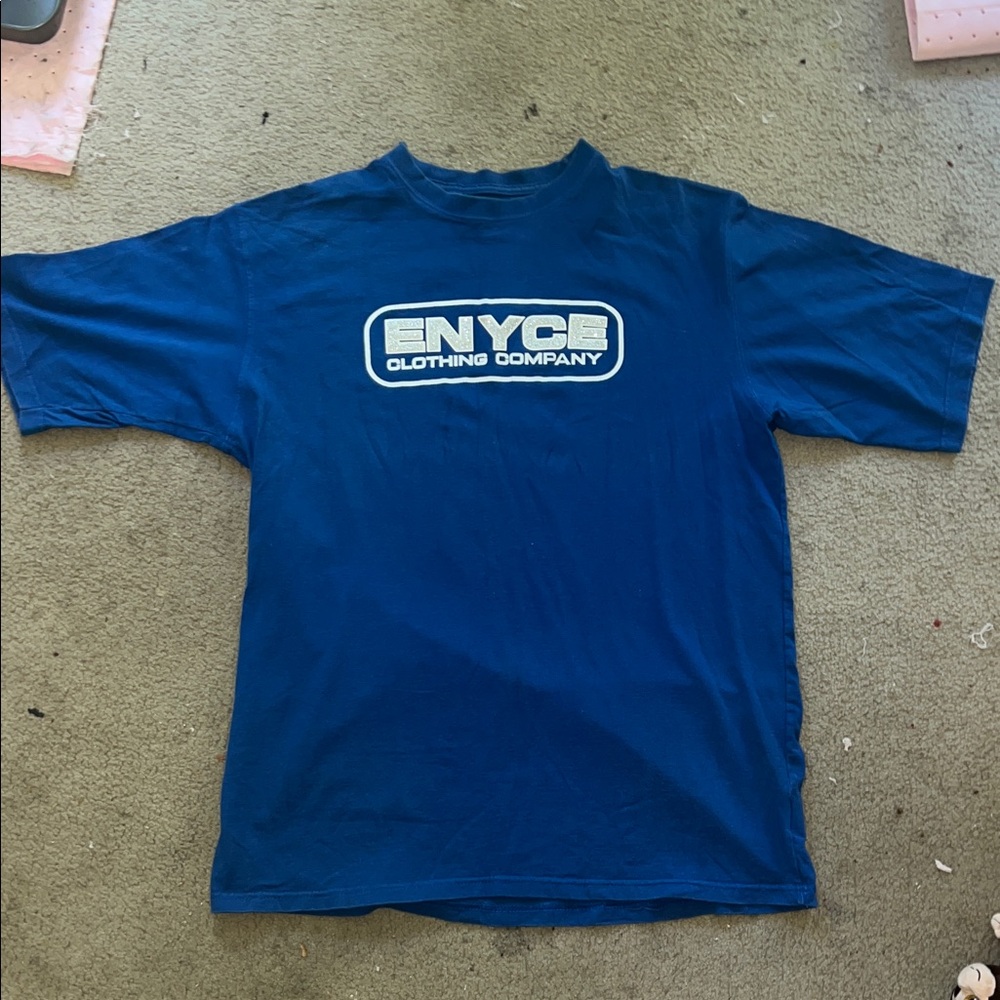 VINTAGE men’s XL Enyce 100% cotton with glitter logo - purchased early 2000s